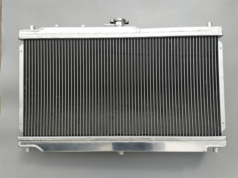 52 mm Aluminum Racing Radiator & FANS FOR Mazda MX5 MX-5 Miata NB MT 1.6/1.8L L4 engine 1998-2005 KIT 99 00 01 02 03 04