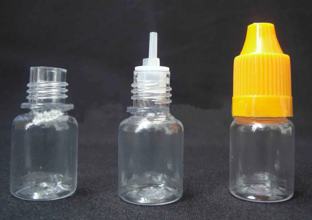 

Free shipping 2500 PET 5ML Plastic Dropper oil Bottles With Childproof Cap empty E ego electronic cigarette liquid in bottles