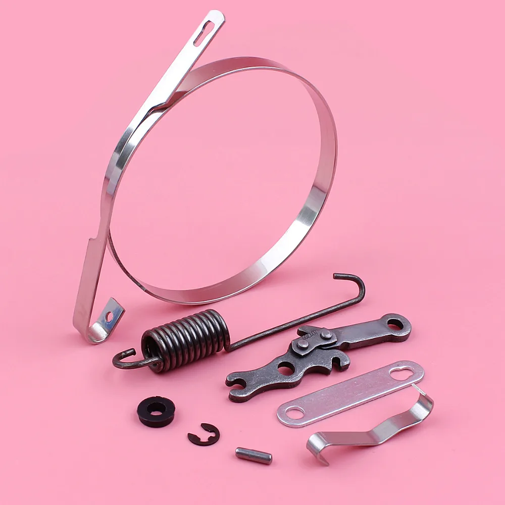 Imagem -03 - Faixa de Freio de Corrente Kit Reparo Mola Plana Conjunto para Stihl Ms180 Ms170 018 017 ms 180 170 Peças Motosserra