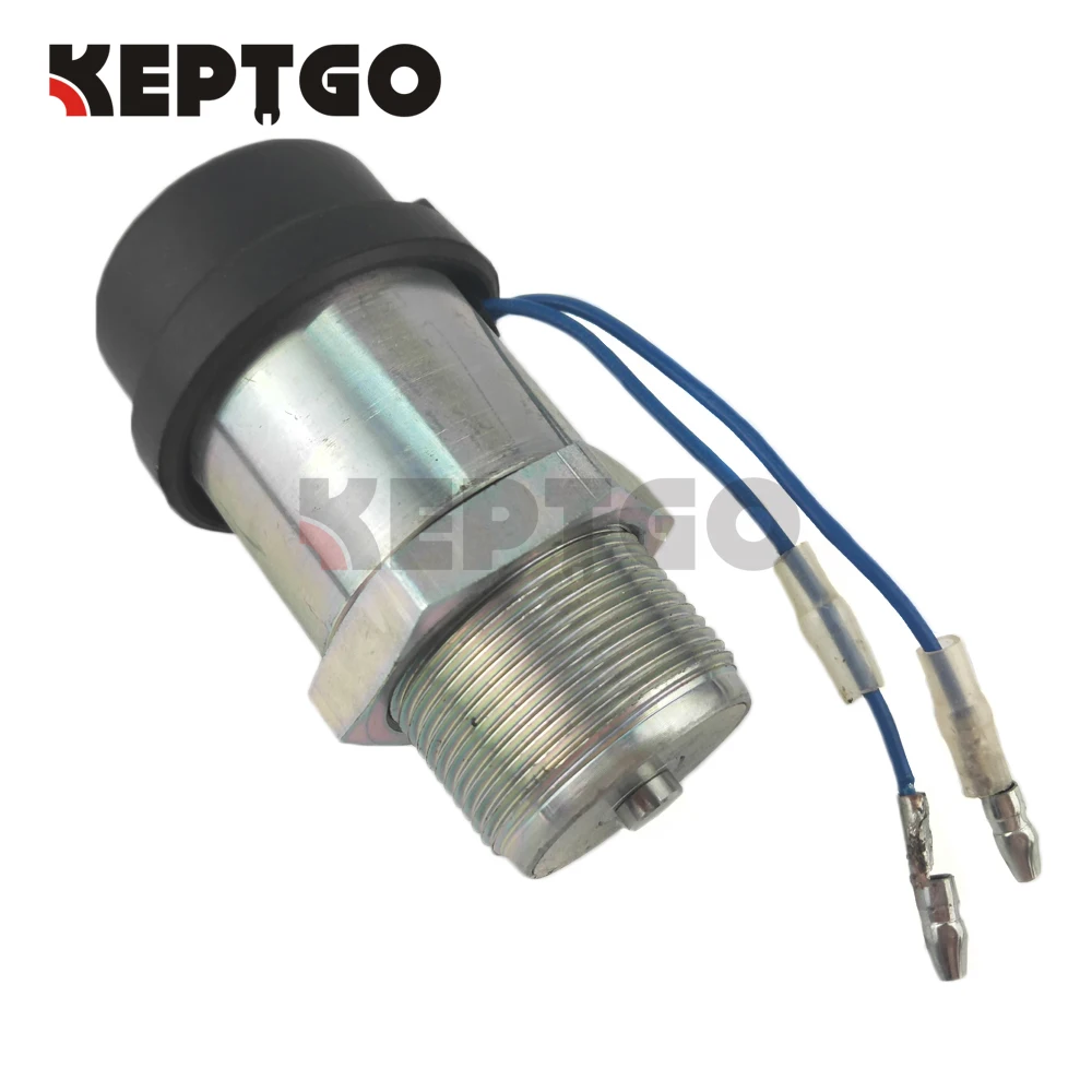 Fuel Shutoff Stop Solenoid 12V For Mitsubishi K3B K3E K4D S3L S3L2Y1 30A87-00060