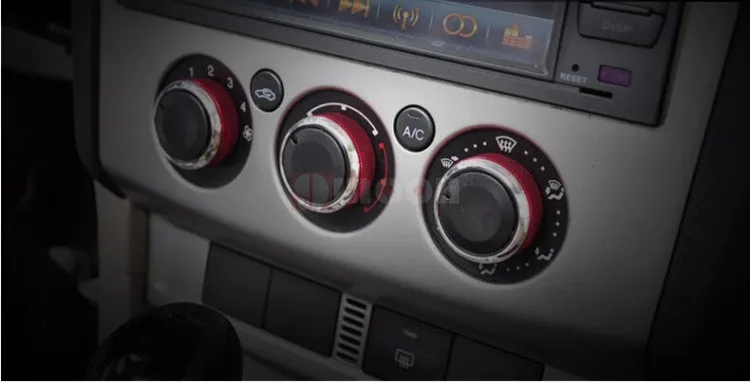 MUEOSI Pour, For Ford, Pour, For Focus, 2 3 MK2 MK3 ST RS, Pour, For Mondeo, Accessoires 3 Pièces/ensemble Interrupteur De Climatisation Bouton AC