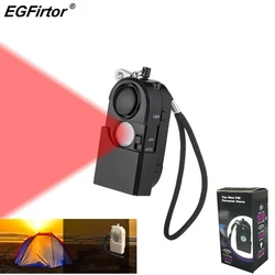 2 pièces de Sécurité Alarme Voyage Infrare PIR Motion Sensor Détecteur Camping Protection Auto Défense Voyage Anti-vol Alarme Personnelle