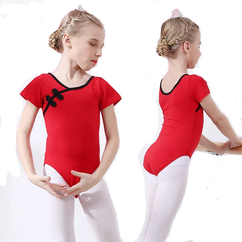 Girls Ballerina Cotton Ballet Dance Costume Gymnastics Leotard for Children Bodysuits Dancing Clothes Kids Clothing Dancer Wear