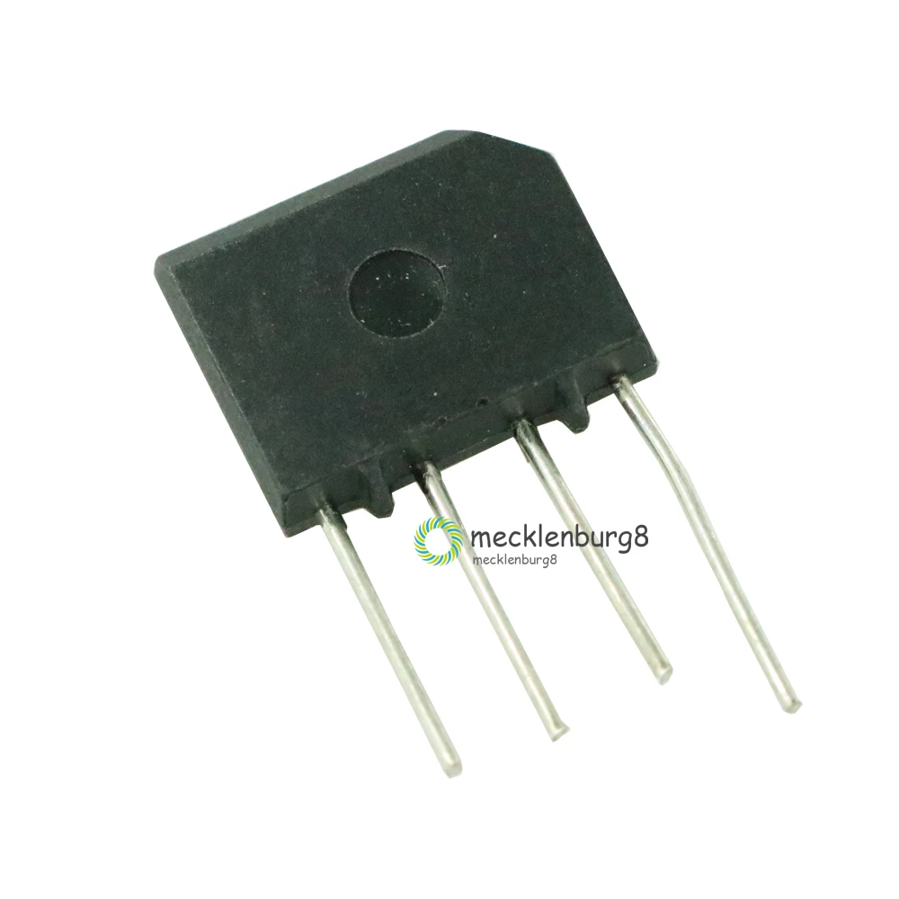 10 pieces. Rectifier diode bridge 600 V 2A KBP206G KBP206 SIP-4 single phase