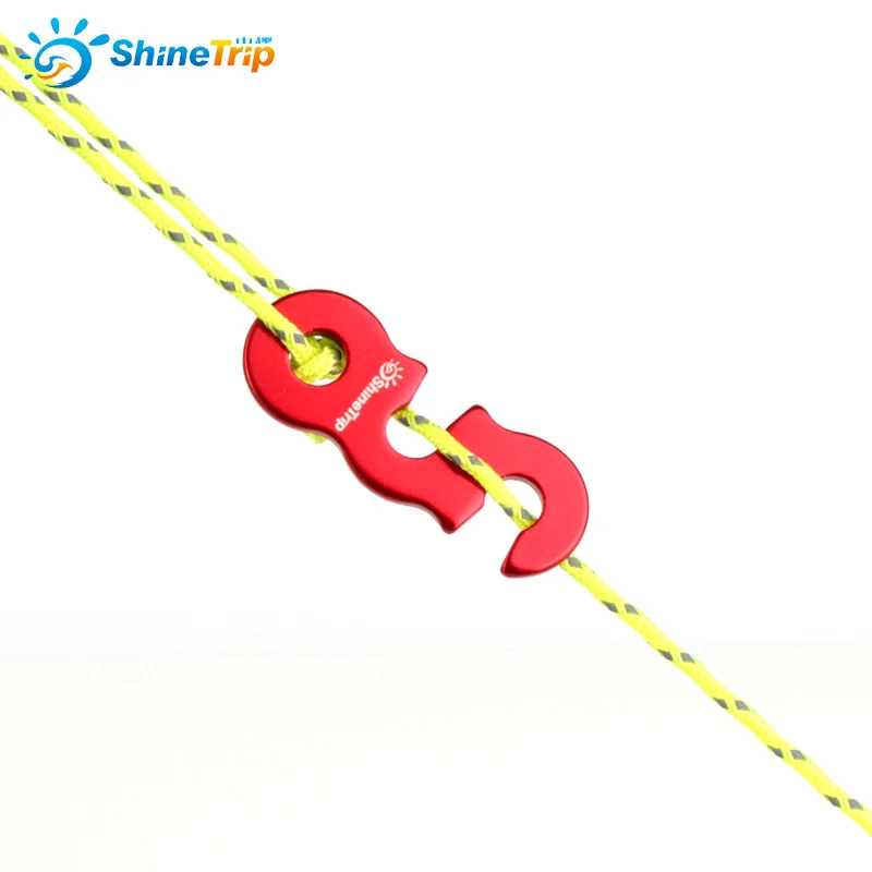 ShineTrip-Boucles de ULde tente en alliage d\'aluminium, bouchon de ULà vent de camping en plein air, auvent Wigwam, structure réglable, 10 pièces