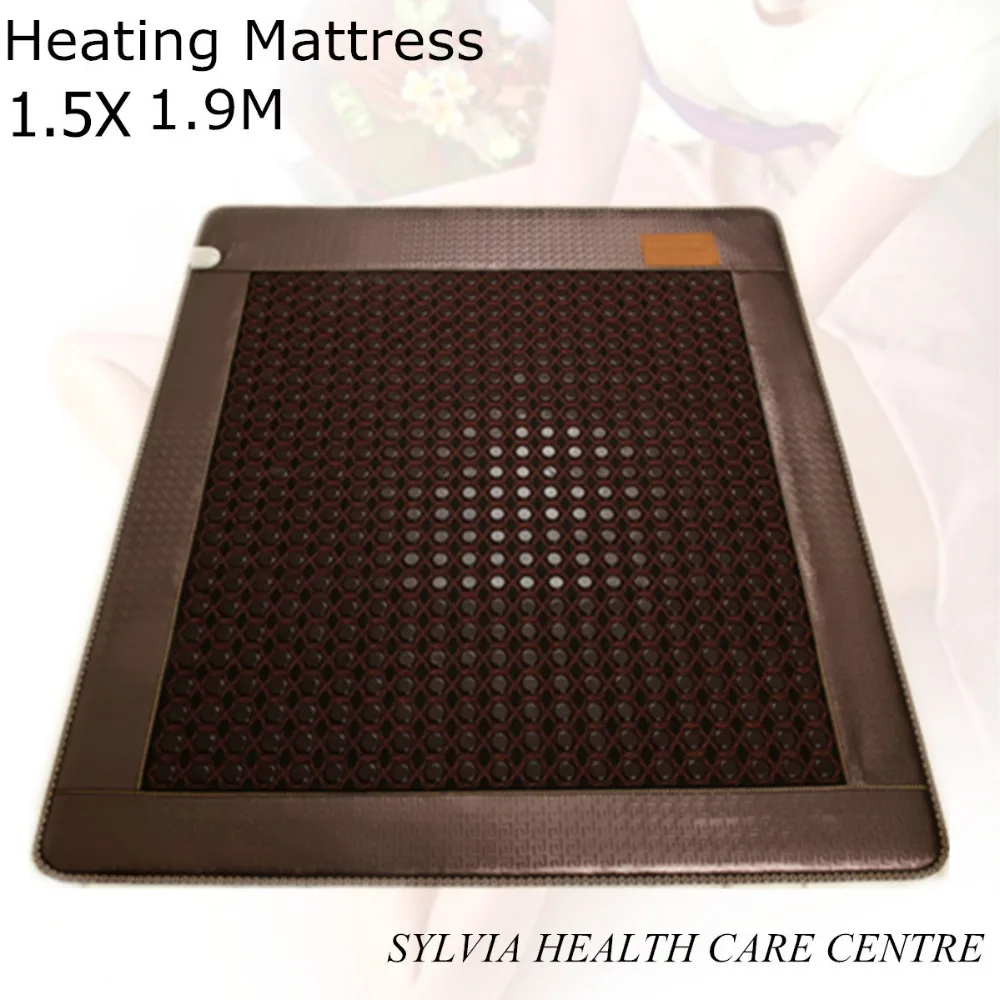 

Best present for Christmas for Parents! Keep warm heating germanium mattress heat sleeping mattress bed 1.5X1.9M/ 59''X74.8''