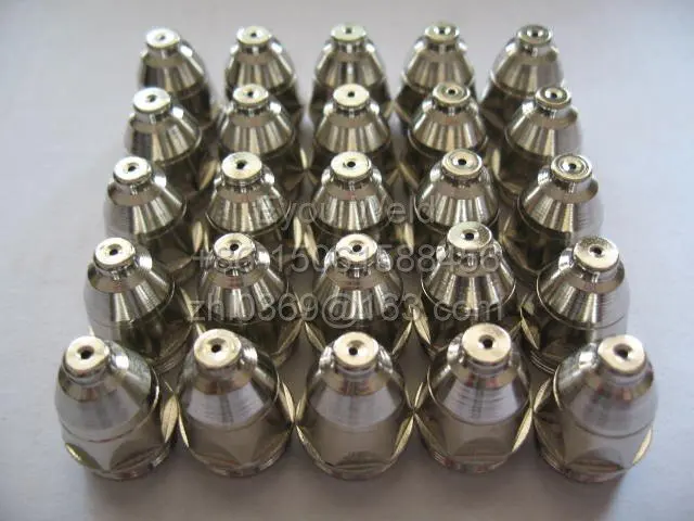 25 pz di Consumo P80 Per Air Plasma Cutter Taglio P80 Macchina di Taglio Tips & Elettrodi & Shield Coppe (P-)