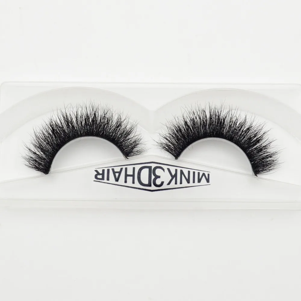 Visofree 3D Mink Eyelashes Upper Lashes 100% Real Mink Strip Eyelashes Handmade Crossing Mink Eye Lashes Extension A09