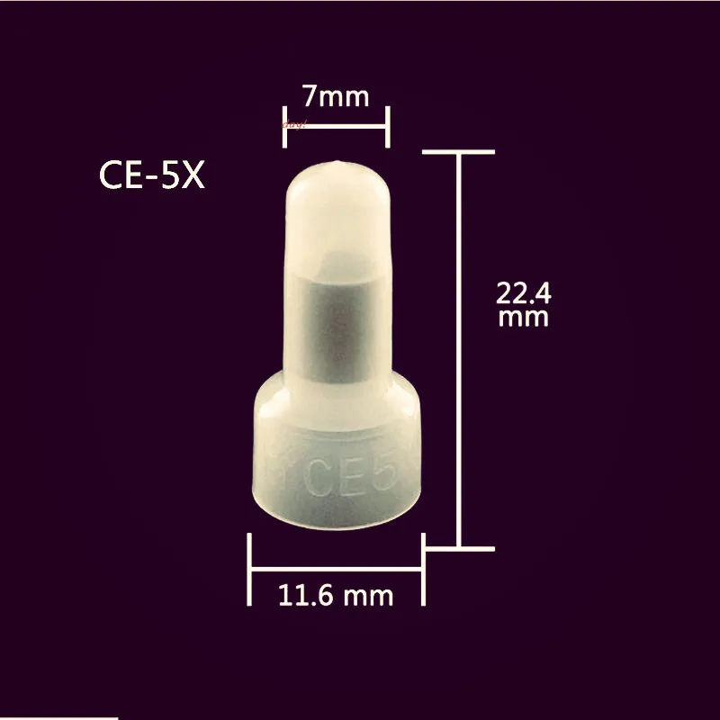 100PCS  YT616 CE-5X/2X/1X Terminals Pressure Line Cap Wire Connectors  Wiring Connector Cap Nipple Closed Terminal