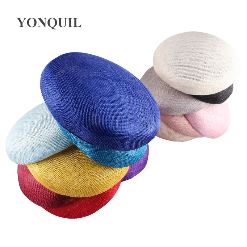 15.5cm sinamay base pillbox with grossgrain sweatband for fascinator DIY wedding hats kentucky derby hats High quality 6pcs/lot