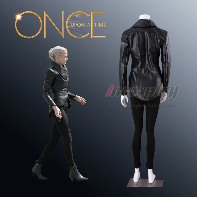 Once Upon a Time Season 5 Emma Swan Cosplay Costume custom made jacket