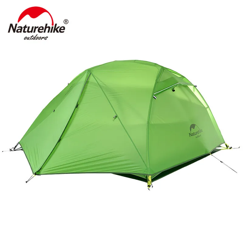 Imagem -02 - Star River Camping Tent Camadas Duplas Pessoas Estações Caminhadas Piquenique com Tapete Gratuito Naturehike-nh17t012-t