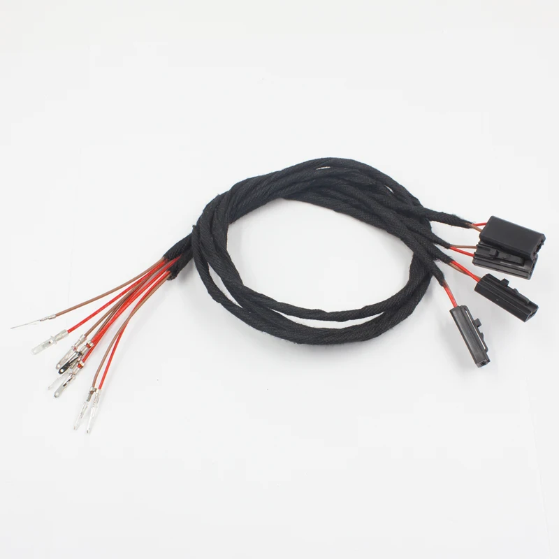 KE LI MI 4xCar Door Light Cable Harness Plug For Toyota Prius Lexus Infiniti Nissan LED Door Warning Lamp Extension Wires Socket