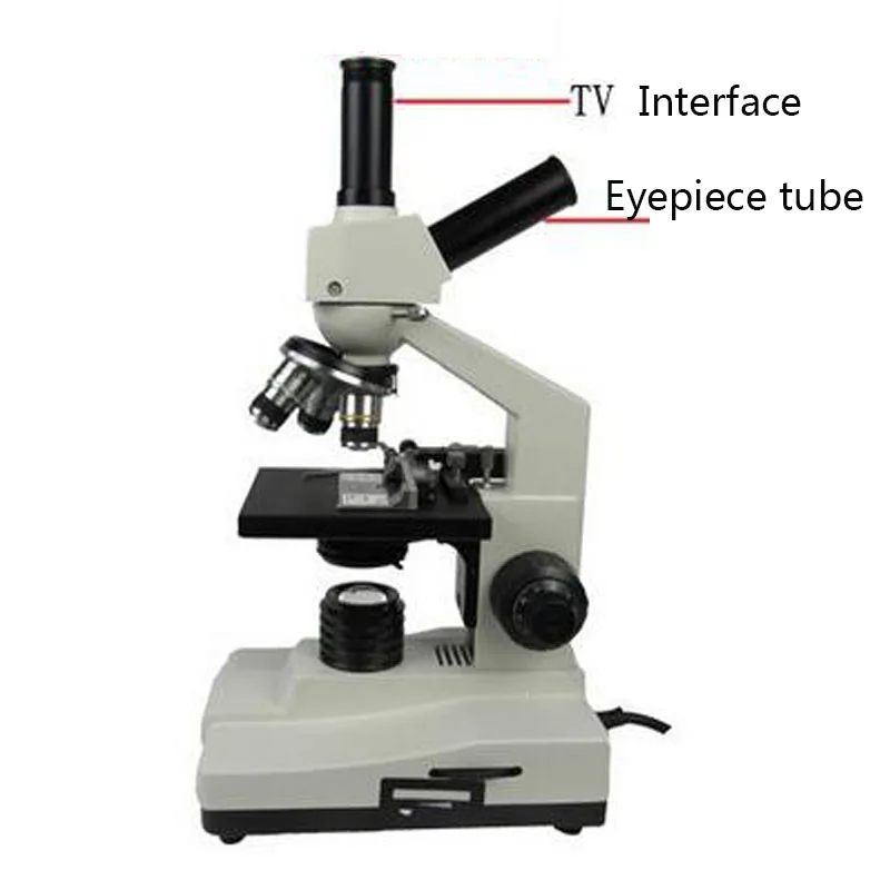 1000X 2000X Mikroskop 7 ''Inch Display Layar + Mikroskop Biologis Bermata Microscopio Biologia Lensa Wide Tv Antarmuka