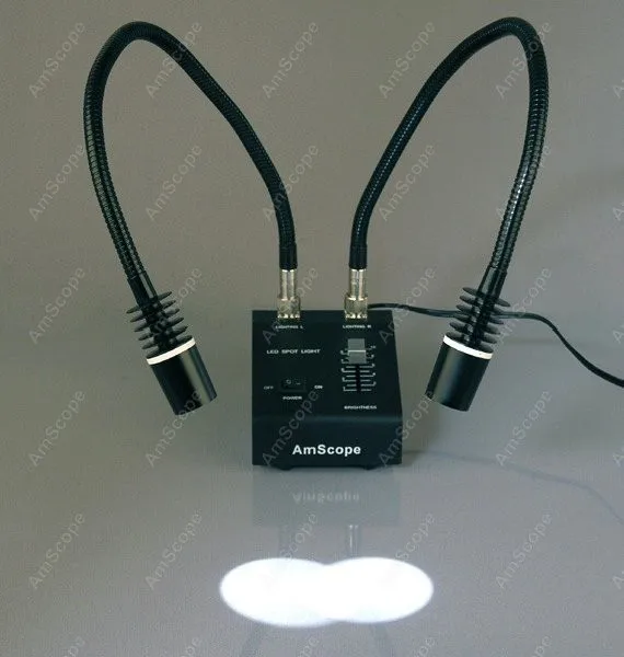 Увеличительный стерео микроскоп-AmScope поставки 7X-90X, изготовление, контроль зума, стерео микроскоп с гусиной шеей, светодиодные лампы