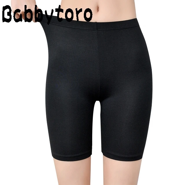 Babbytoro-Leggings Curtos de Algodão Modal Feminino, Calças de Seguro Feminino, Novo, Sólido, 6XL, 5XL, 4XL, 3XL, 2XL, L