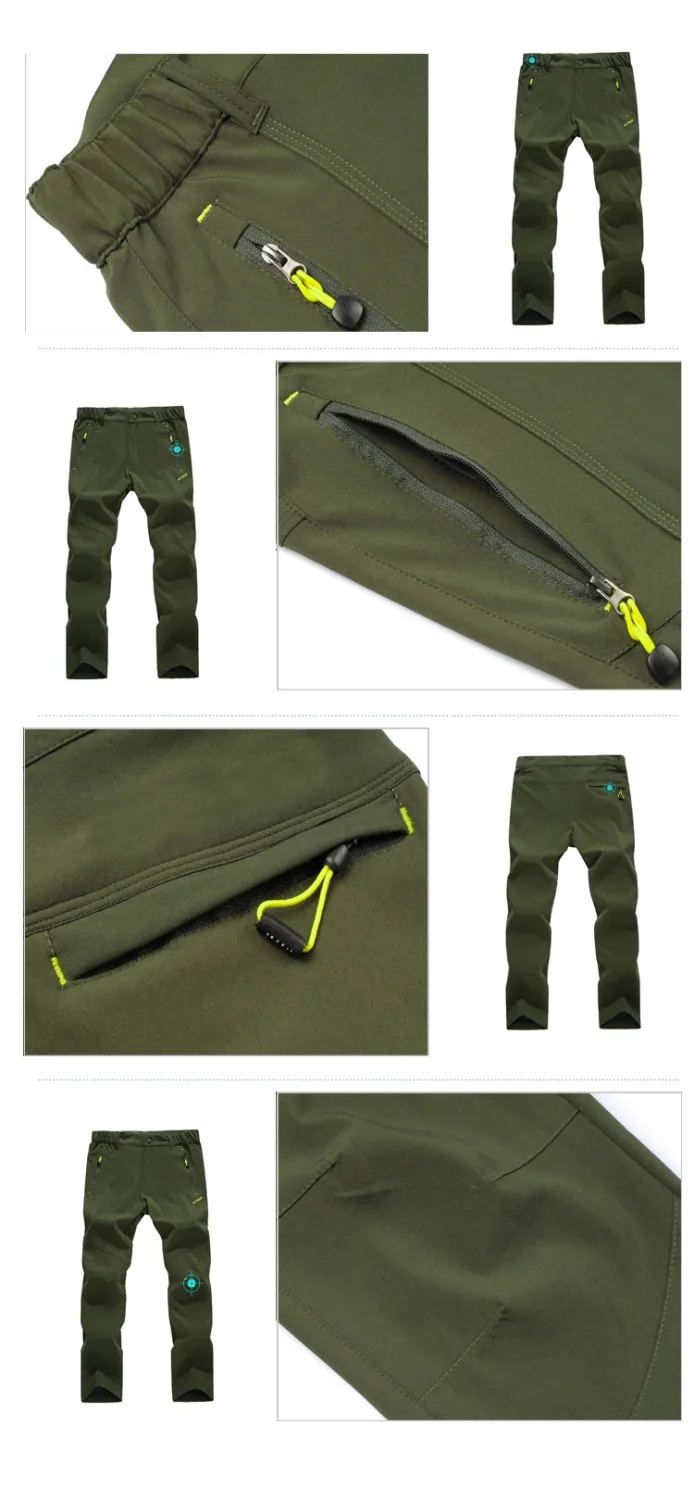 TRVLWEGO Jacke Hose Wandern Camping Frühling & Herbst Outdoor Single Wasserdicht 20000MM Herren Windschutz Trekking Mantel Hose – Detail 35