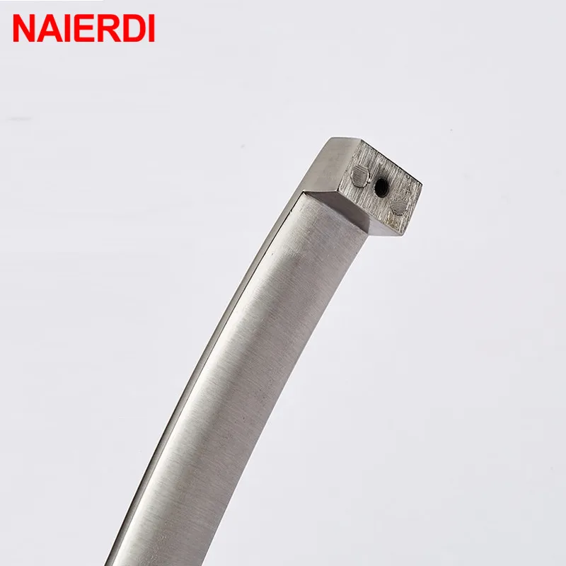 NAIERDI Modern Style Cabinet Pulls Knobs Door Kitchen Handles Furniture Hardware Wardrobe Cupboard Handle Drawer Pulls