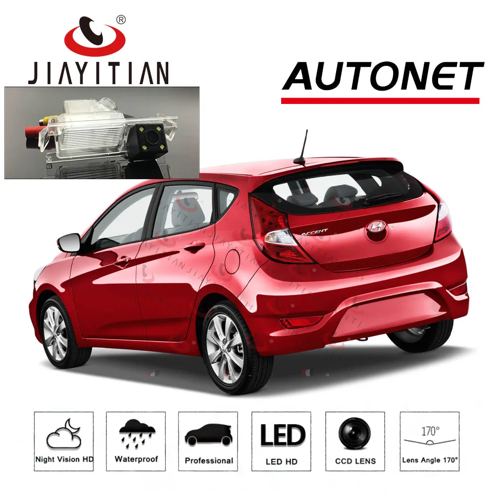 

JIAYITIAN rear camera for Hyundai Accent RB/WIT/Grand Avega 5D hatch 2011~2017/License Plate camera Reverse Camera CCD backup