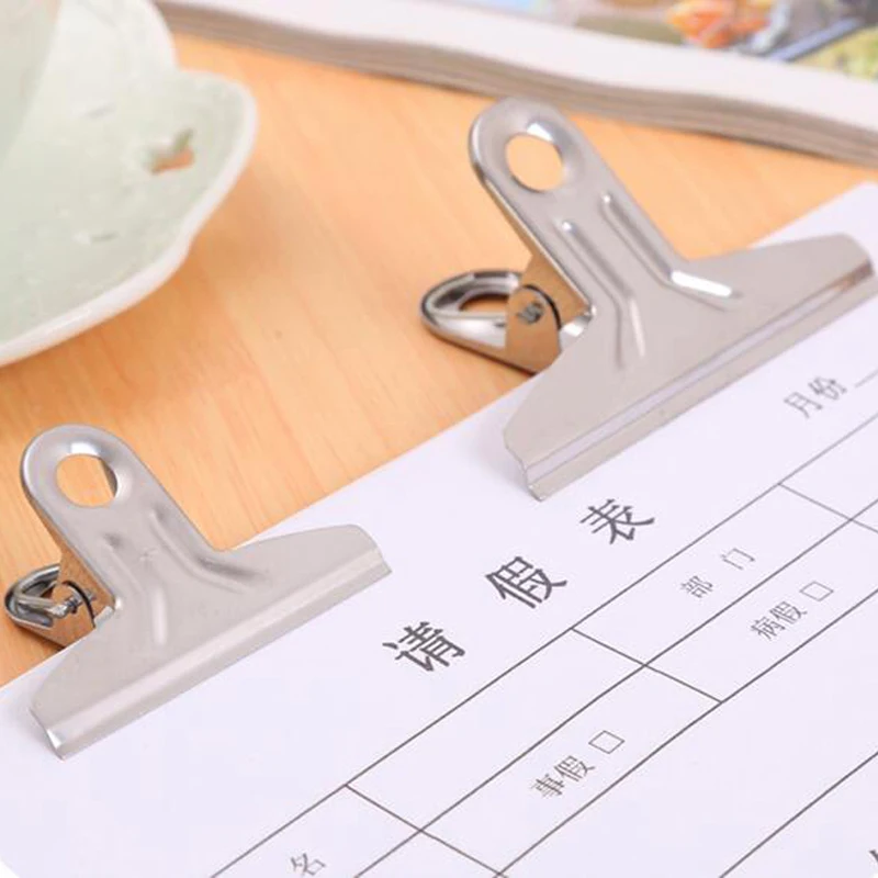 20 pcs/lot Grip Clips Bulldog Clips Newspaper Letter Snacks Bag Sketchpad Clips Metal Clip Size 118mm/150mm Stationery Clips