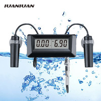 2 in 1 Water Monitor Portable Digital PH Meter 0.00-14.00 PH Tester with EC Conductivity Monito Meter 0-19.99ms/cm  30%off