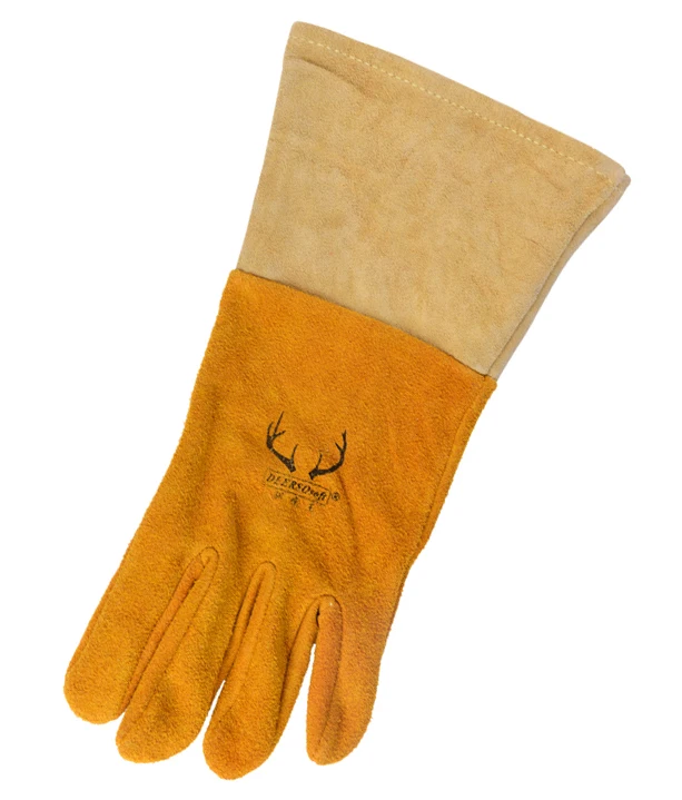 Split Deer Skin Leather Labor Welding Glove TIG MIG Safety Glove Deerskin Leather Driver Work Glove