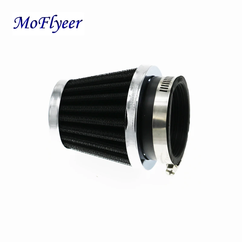 MoFlyeer Air Filter Intake Induction Kit Universal for Off-road Motorcycle Quad Dirt Pit Bike Mushroom Head Air Filter Cleaner