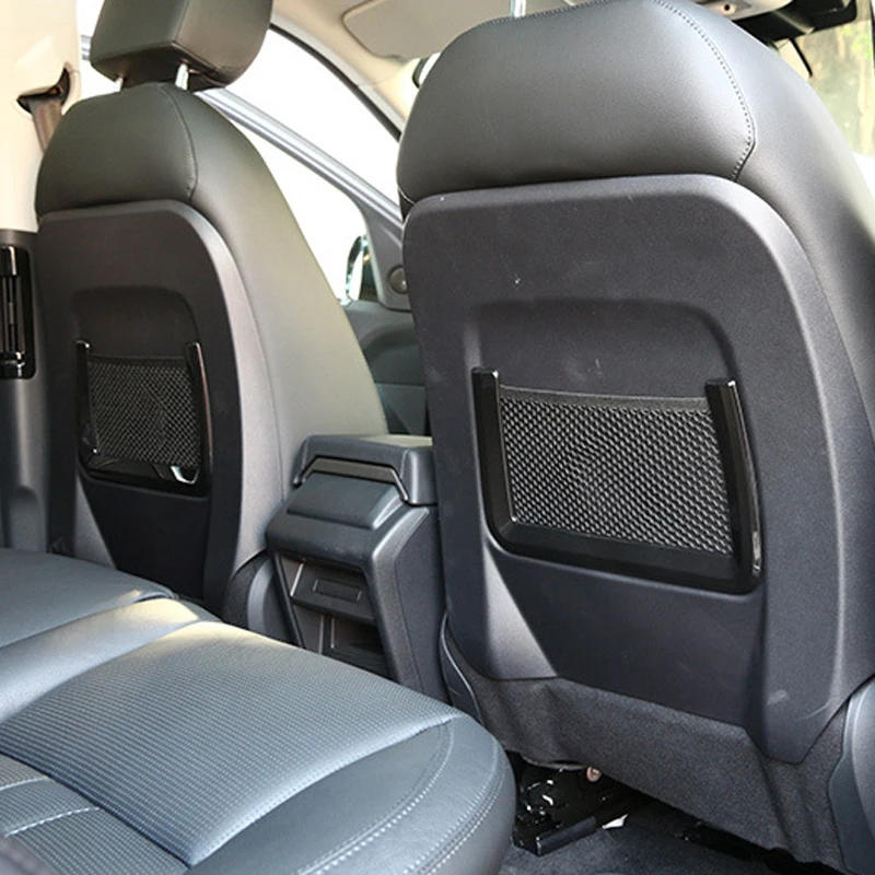 Auto Interieur Rear Rij Terug Netto Zak Frame Cover Trim Voor Land Rover Discovery Sport Range Rover Evoque Sport auto Accessoires