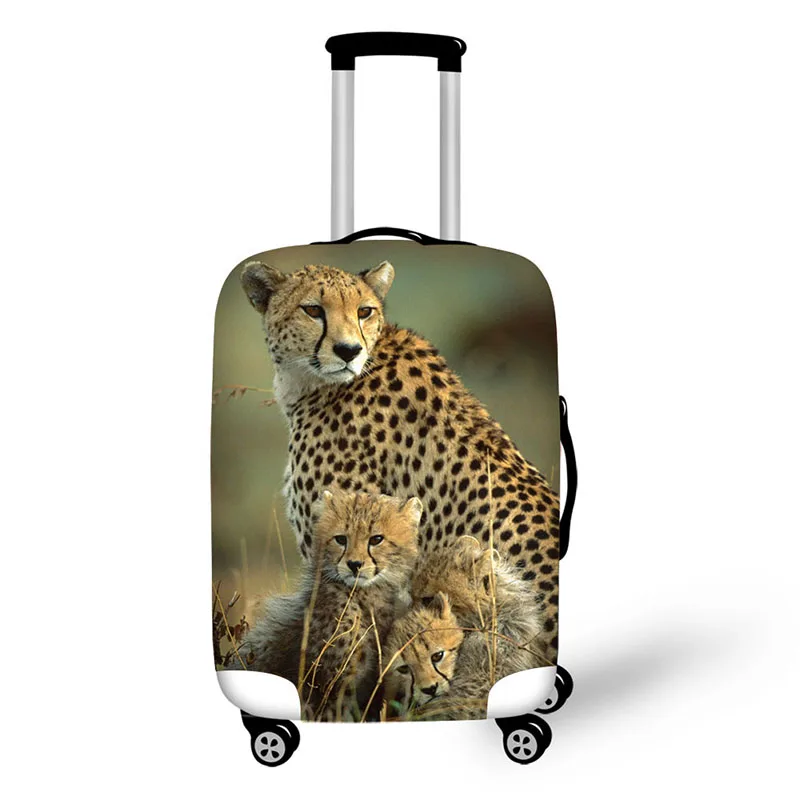 

Animal World Leopard Print Protective Baggage Cover For 18-30 Inch Trolley Suitcase Elastic Waterproof Travel Luggage Cover