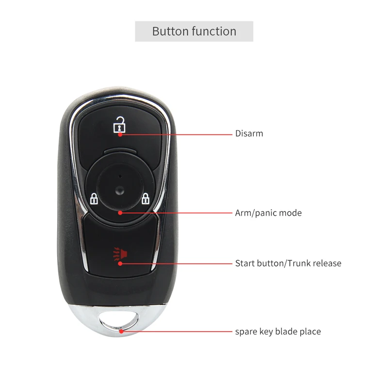 EASYGURD Lock Unlock PKE Car Alarm System Touch Password Entry Push Button Start Remote Engine Start Stop Touch Password Entry