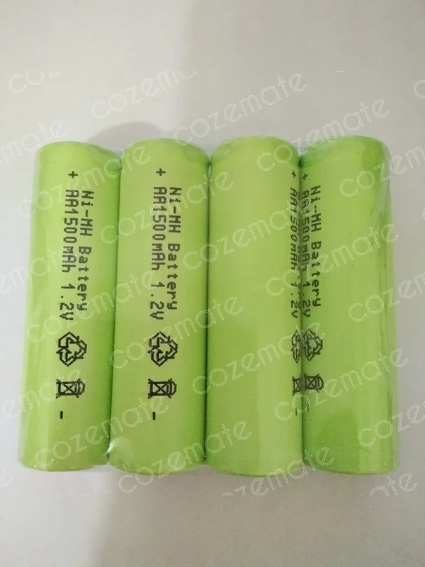 8pcs 4/5 AA Rechargeable Battery 1.2V 1500mah 4/5 AA Ni-mh Nimh 14430 Cell for DIY Electric Shaver Solar Lamp Electrics Product