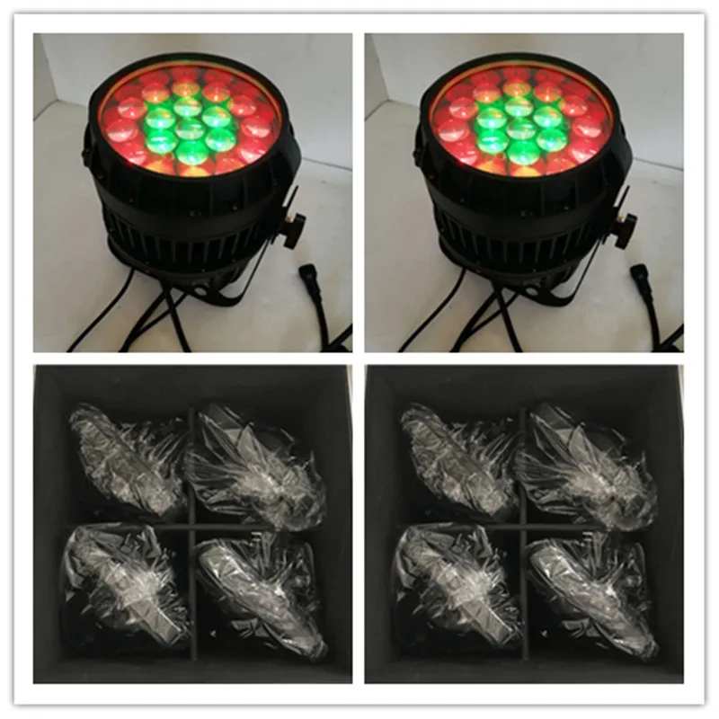 

8 pieces with flightcase Aluminum Waterproof Outdoor Led par zoom 19x10w 4in1 rgbw zoom par led dmx lighting