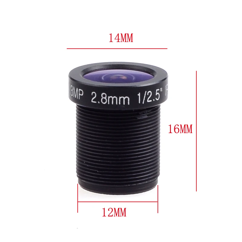 Gualanteed 100% 10X2.8Mm FULL HD 3MP Camera Quan Sát Board Lens Ống Kính Góc Rộng 120 Độ Cho camera Quan Sát Hồng Ngoại Camera CCD