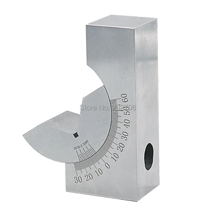 Parti di fresatura di Precisione Della Macchina Pad Regolabile 0/30/60 Angle Gauge Debugge V Blocco Pescatore Top Strumento AP25 AP30 AP46 Per La