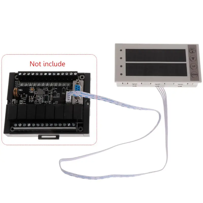 PLC Display & Transmission Parameters Display Board Simple Text 2 Rows D100 D114