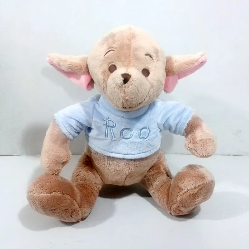 

Free Shipping 40cm=15.7inch Pooh Bear friend Roo Kangaroo animal stuffed plush toys for children birthday gift