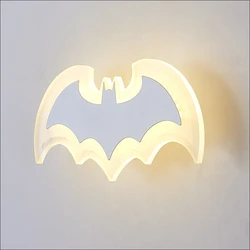 Bat creative Wall lamps living room bedroom bedside lamp aisle lights staircase lights cartoon children room wall lights