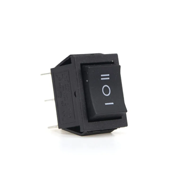 KCD2 black three position toggle micro switches 16 / 250VAC 20A / 125VAC (ON / off / on) smart interruptor rocker switch