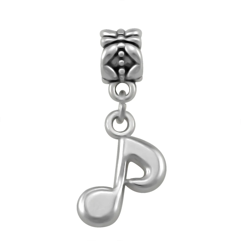 Silver Color Musical Microphone Pendant Charms Fit Original Pandora Charm Beads Bracelet DIY Fashion Jewelry SPP205