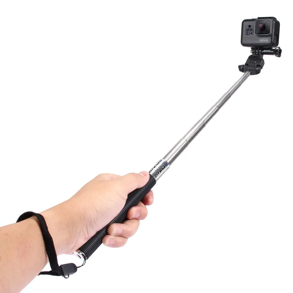 PULUZ Extendable Handheld Selfie Monopod for GoPro HERO5 /4 Session /4 /3+ /3 /2 /1, Length: 22.5-100cm