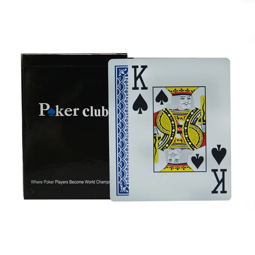 High Quality Poker Card 100% Waterproof Plastic PVC Playing Cards Sets Classic Magic Tricks Poker Club Card 1 Deck Customizable