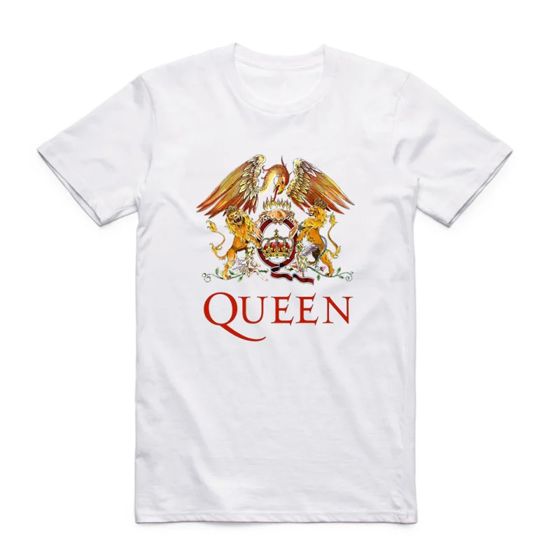 Asian Size Men Women Print Freddie Mercury Rock Music Band The Queen T-shirt Summer Casual O-Neck Short Sleeve T-shirt HCP4083