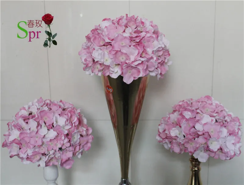 

SPR Inner dia.15cm Outside dia.25cm Watercress hydrangea wedding kissing flower ball bride bouquet decoration 4pcs/lot