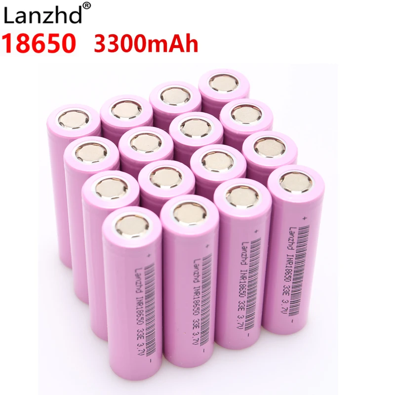 

16PCS 18650 30A batteries 3.7V Rechargeable Battery for Flashlight 18650 35E lithium ion 18650 for tools Notebook Laptop