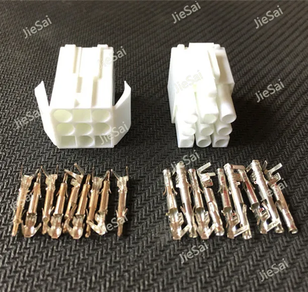 

9 Way 9 Pin Female And Male Small Tamiya Connector Kits Mini Tamiya EL 4.5MM Socket Plug
