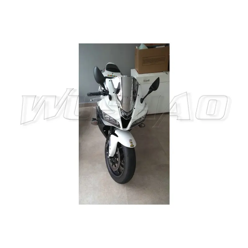 Motorcycle Double Bubble Windshield WindScreen Screen For 2007 2008 2009 2010 2011 2012 Honda CBR600RR F5 CBR 600 RR Black