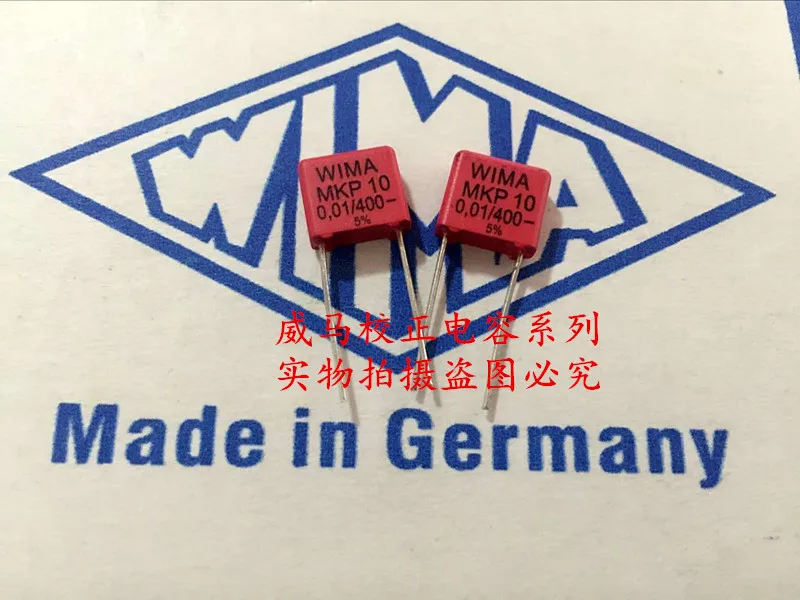 

2020 hot sale 10pcs/20pcs Germany WIMA MKP10 400V 0.01UF 400V 103 10NF P: 7.5mm Spot Audio capacitor free shipping