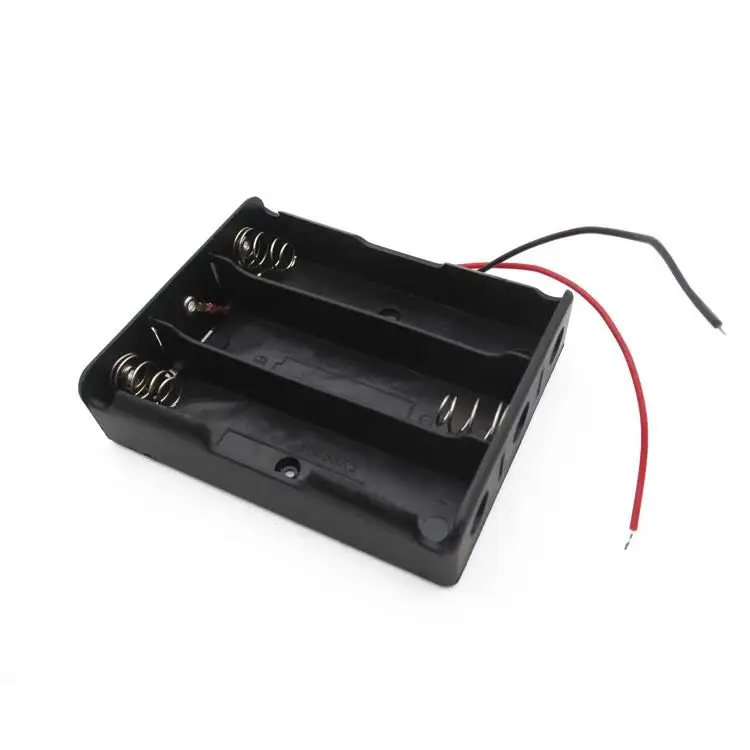 18650 Tandem Battery box Three Quarters with Strip line for Lithium battery DIY RC Toy Parts