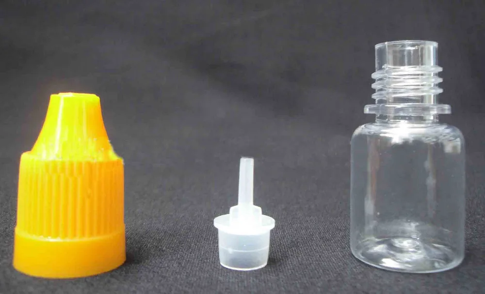 Free shipping 2500 PET 5ML Plastic Dropper oil Bottles With Childproof Cap empty E ego electronic cigarette liquid in bottles