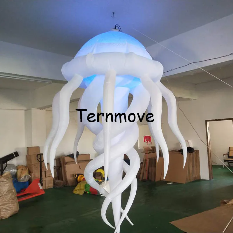 Lighting Inflatable Jellyfish for Party Decoration/ Giant Artificial Jellyfish Decorations cheap Inflatable jellyfish balloon